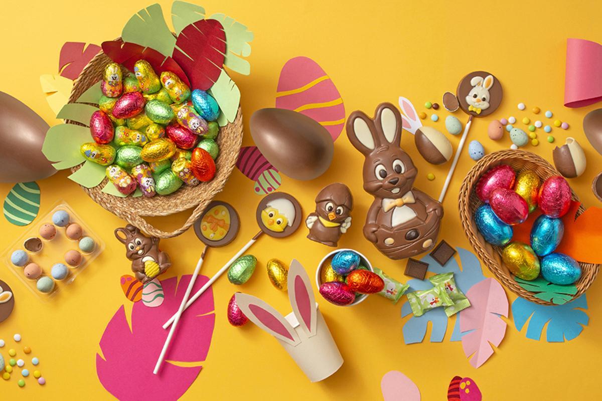 Surtido de dulces de Pascua de Mercadona que ya vende en los supermercados.