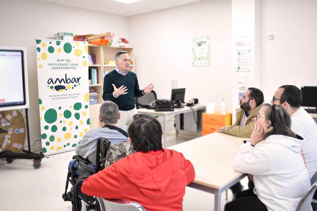 Asistentes á actividade.