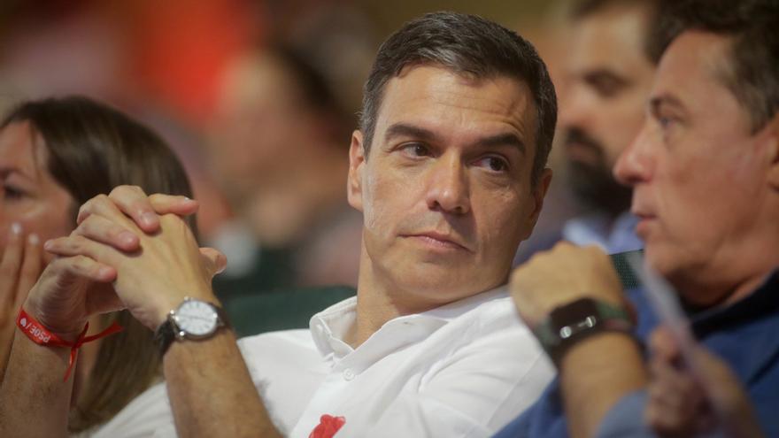 El secretario general del PSOE y presidente del Gobierno y candidato a la reelección, Pedro Sánchez.