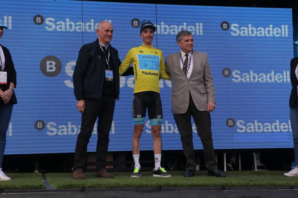 Llegada de la Vuelta a Murcia-Gran Premio Sabadell en San Javier