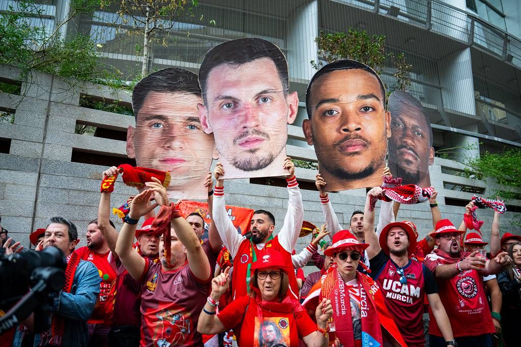 Las imágenes del Real Murcia-UCAM Murcia, primer partido de la final de la ACB