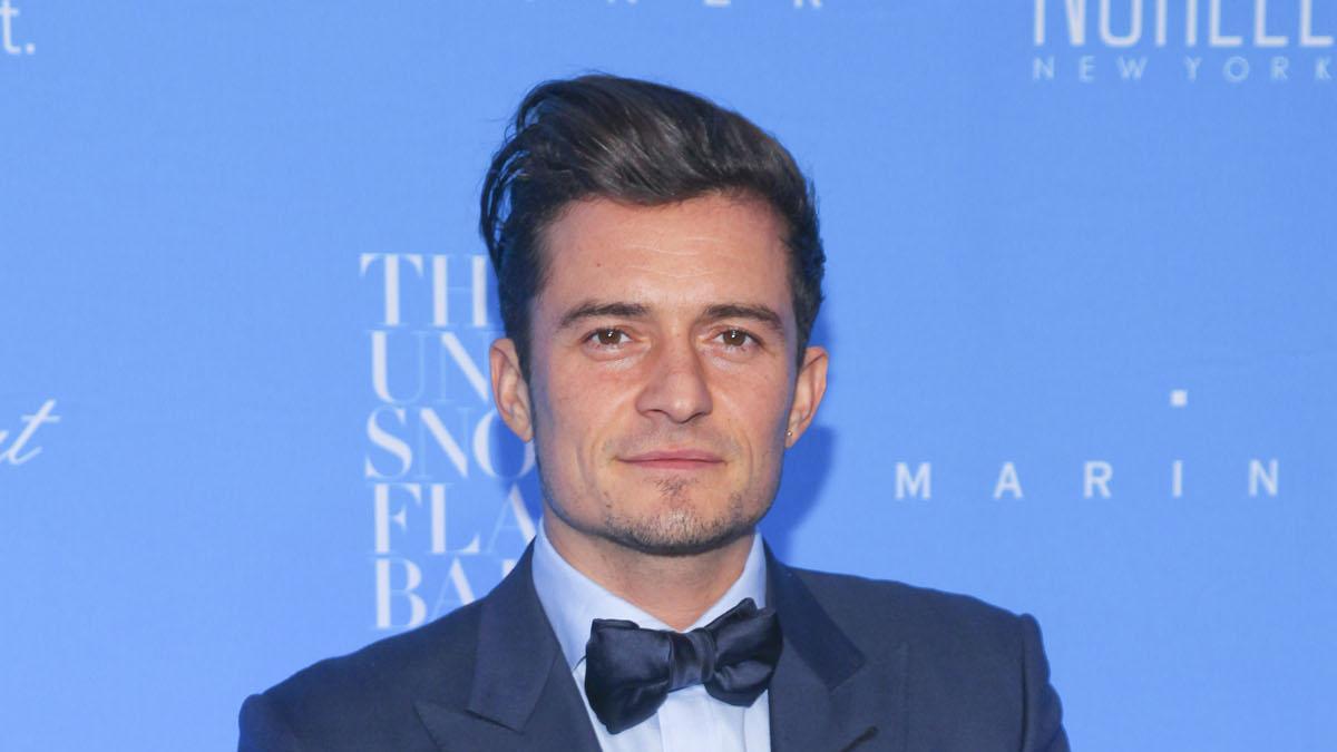 Orlando bloom en un acto benéfico de UNICEF en Nueva York