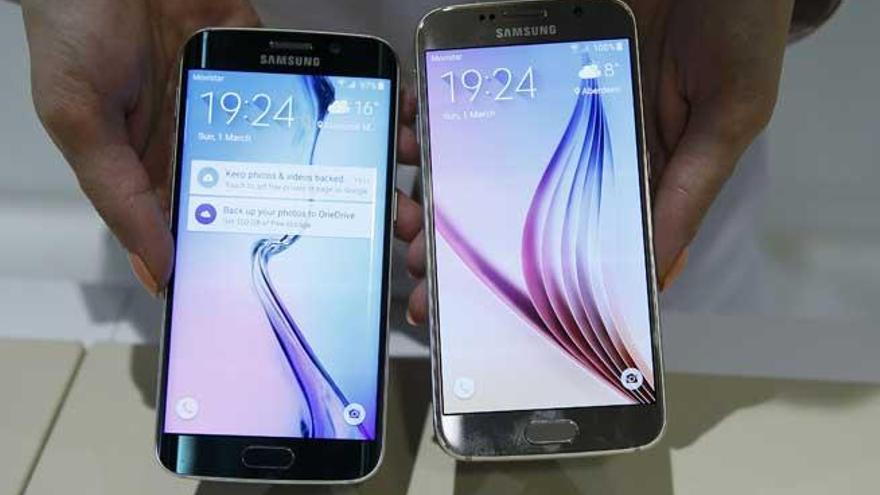 Samsung GalaxyS6 Edge y Samsung GalaxyS6.