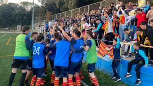 El Tordera celebra su clasificación para el play-off