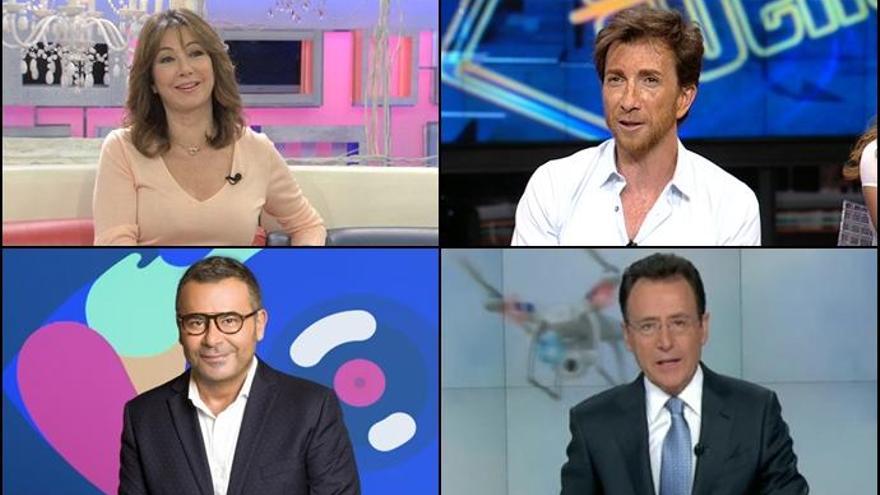 Los presentadores españoles con mejor sueldo