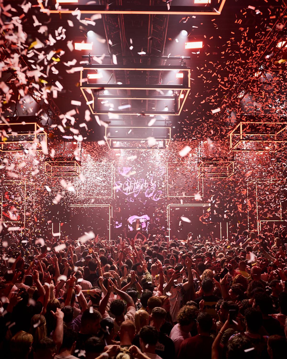 Así luce Hï Ibiza durante la fiesta Glitterbox.