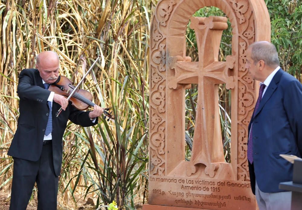 Homenaje a las víctimas del genocidio armenio en Benalmádena