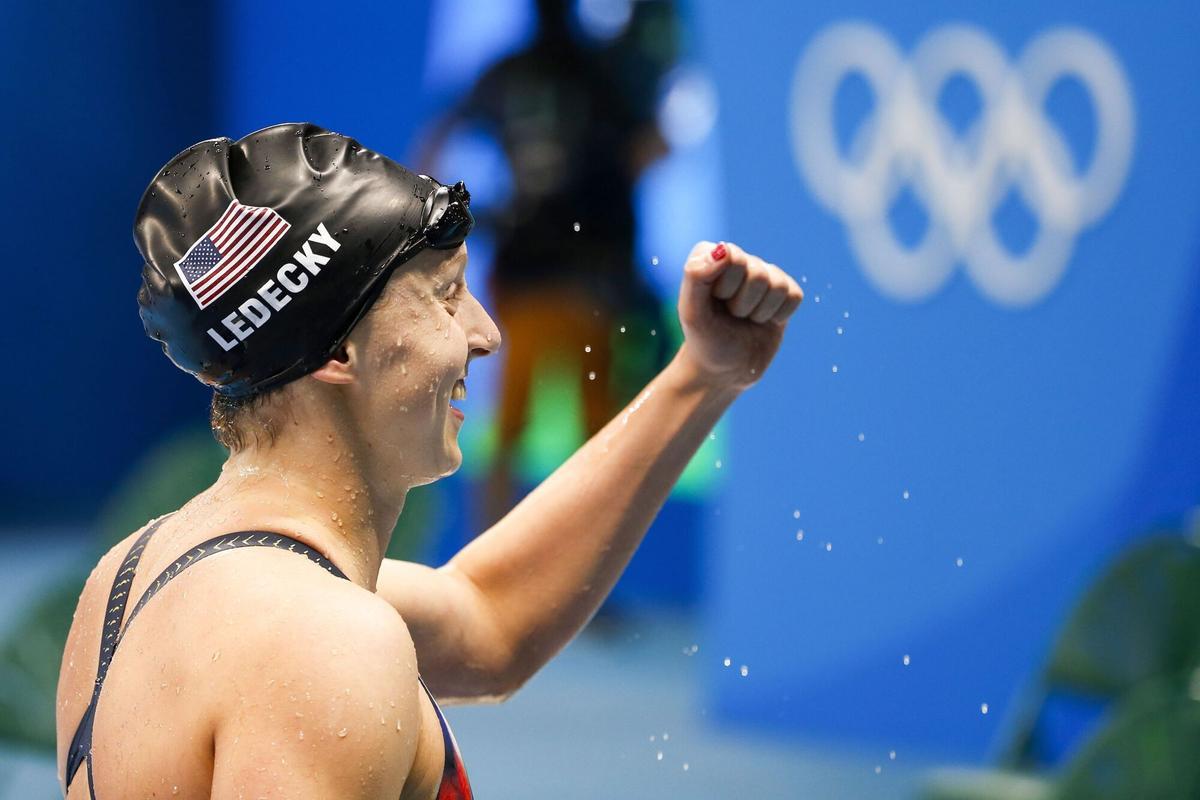 Katie Ledecky, una de las mejores nadadoras de la historia