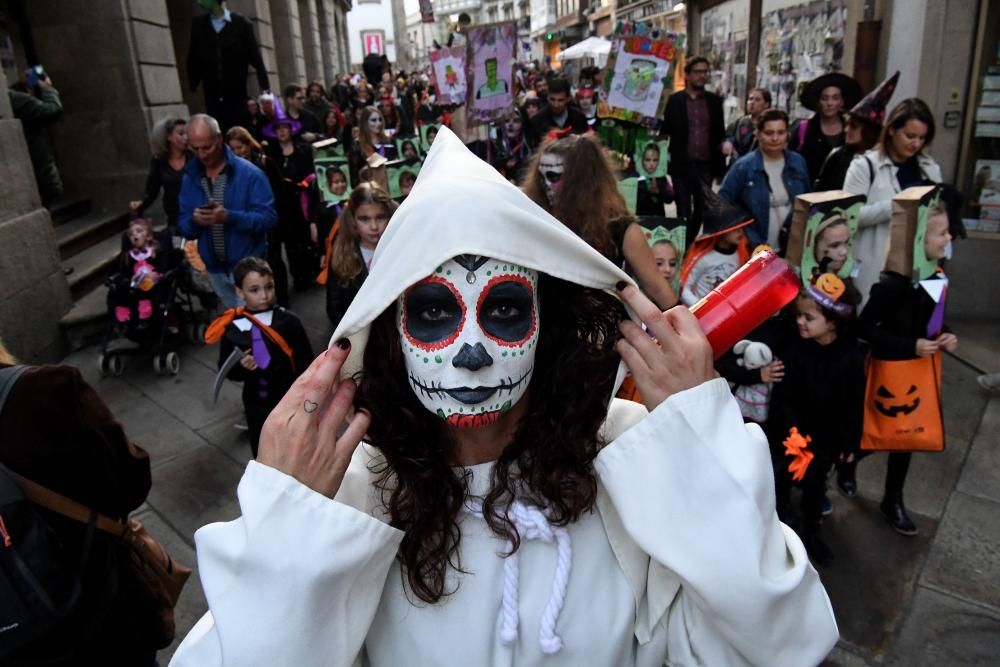 El desfile partió de la plaza de Lugo y finalizó en María Pita.