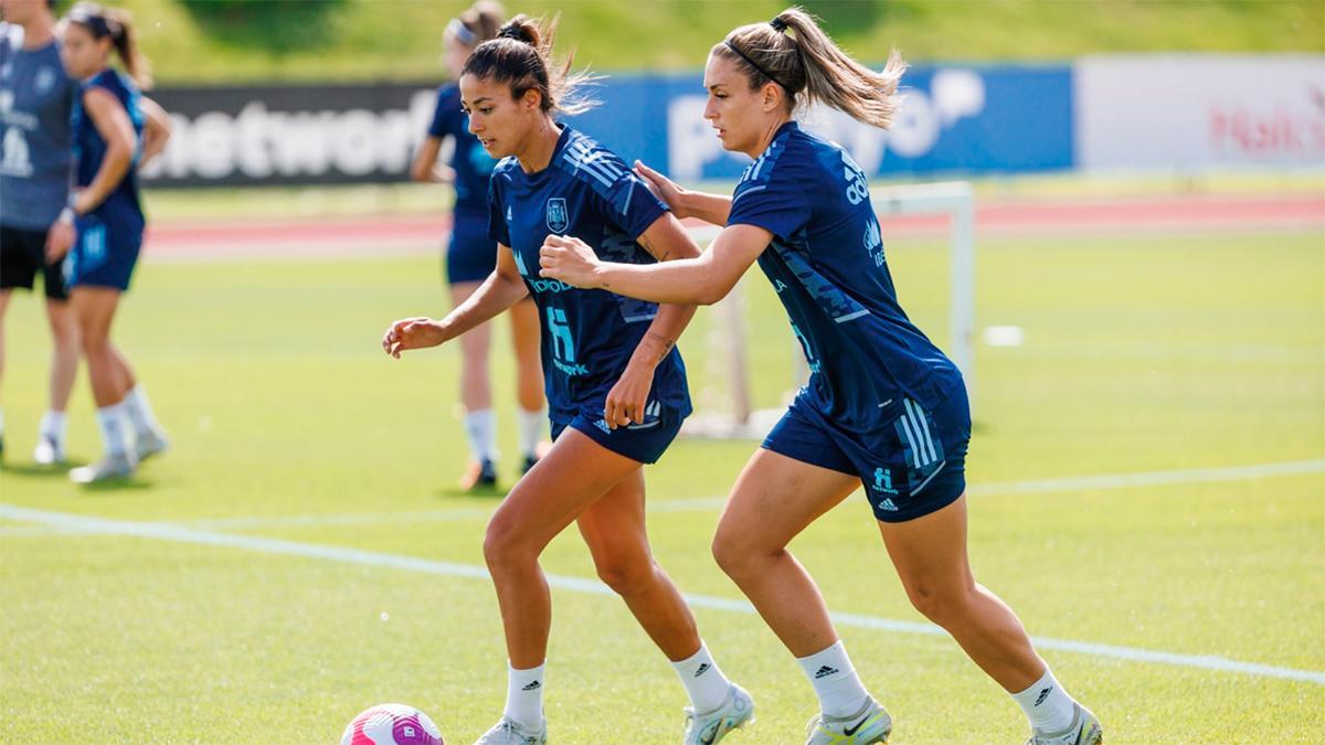 Así ha sido la primera sesión de entrenamiento de la selección femenina