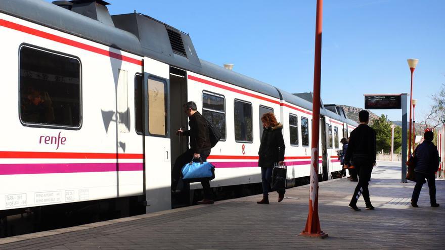 Cancelan los trenes entre Buñol-Utiel, Segorbe-Teruel y Xàtiva-Alcoi por el viento