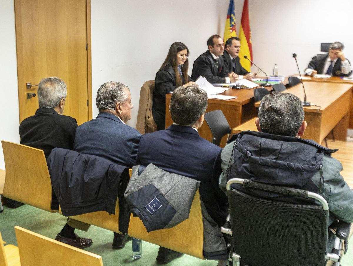 Una de las vistas celebradas en la Sección Segunda de la Audiencia Provincial de Alicante por el caso Abde.