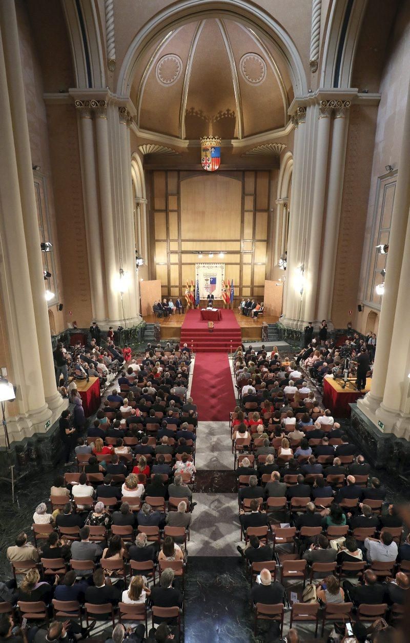 Toma de posesión de las consejeras y consejeros del Gobierno de Aragón