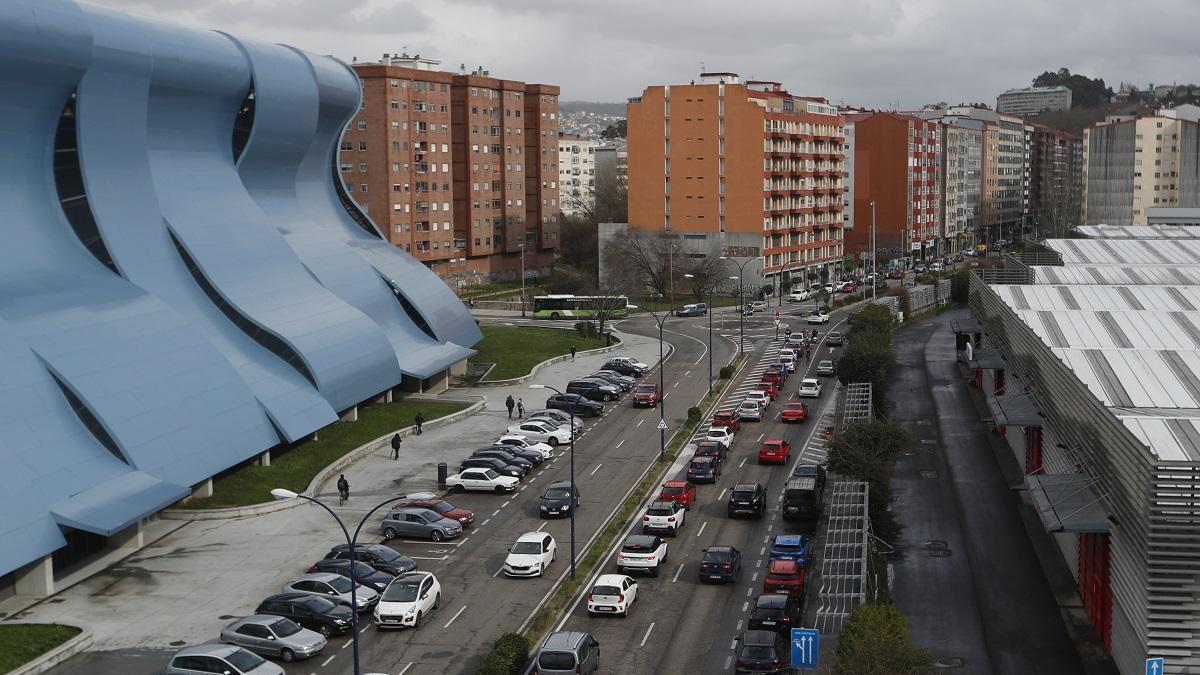 Edificios de viviendas en la zona de Balaídos