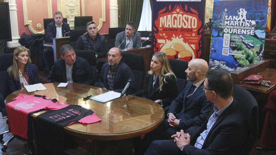 Presentación de la carrera popular de San Martiño en el salón de plenos. |  // IÑAKI OSORIO