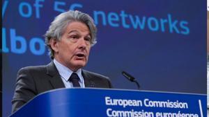 Archivo - El comisario europeo de Mercado Interior, Thierry Breton