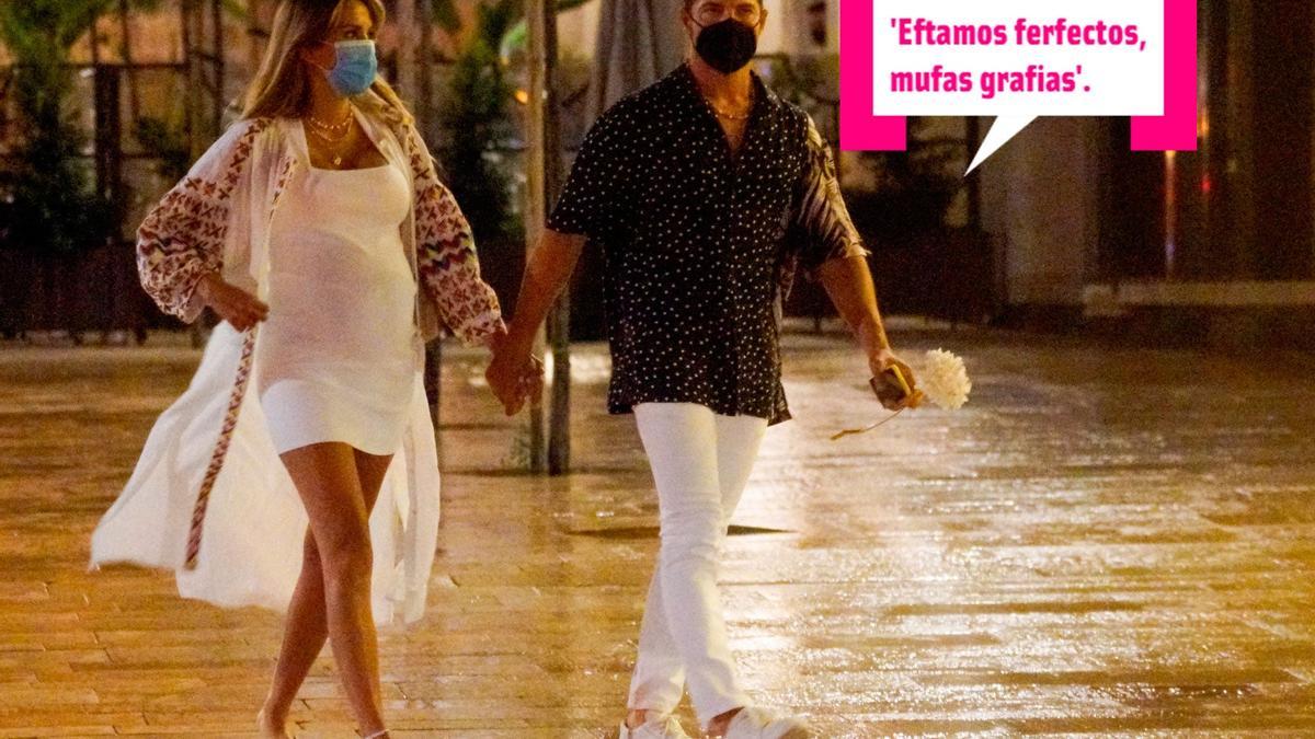 A pecho descubierto: el espectacular posado de Rosanna Zanetti y David ...