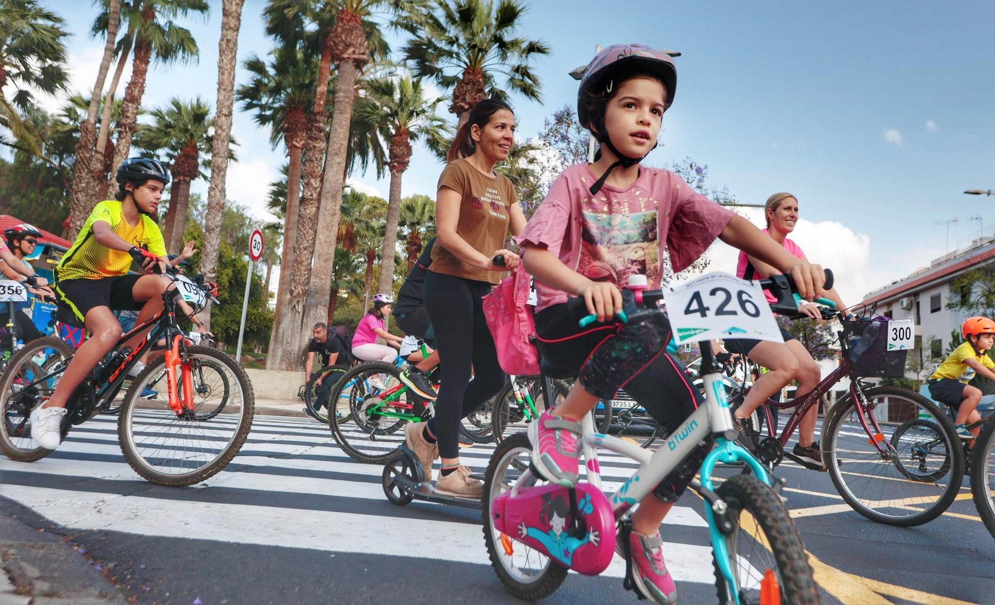 Fiesta de la bicicleta en Santa Cruz de Tenerife