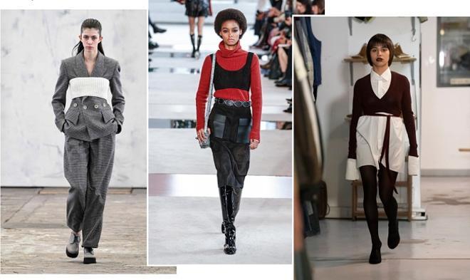 El 'crop top' se lleva a capas en la pasarela otoño-invierno 2020-2021: Dawei, Longchamp y Xuly Bët