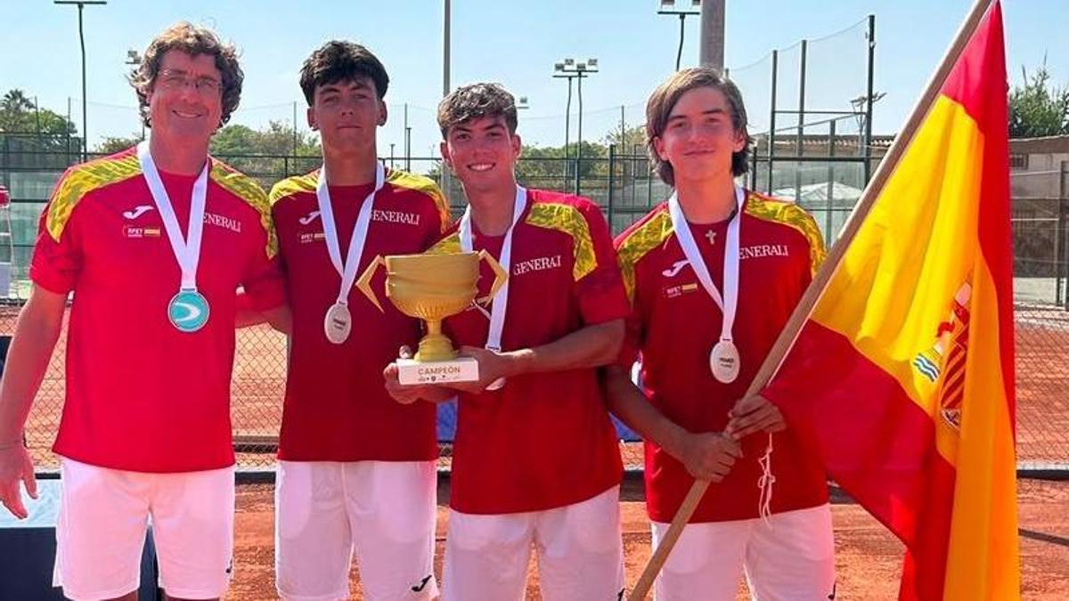 España conquista en València la fase clasificatoria europea de la Junior Davis Cup sub-16