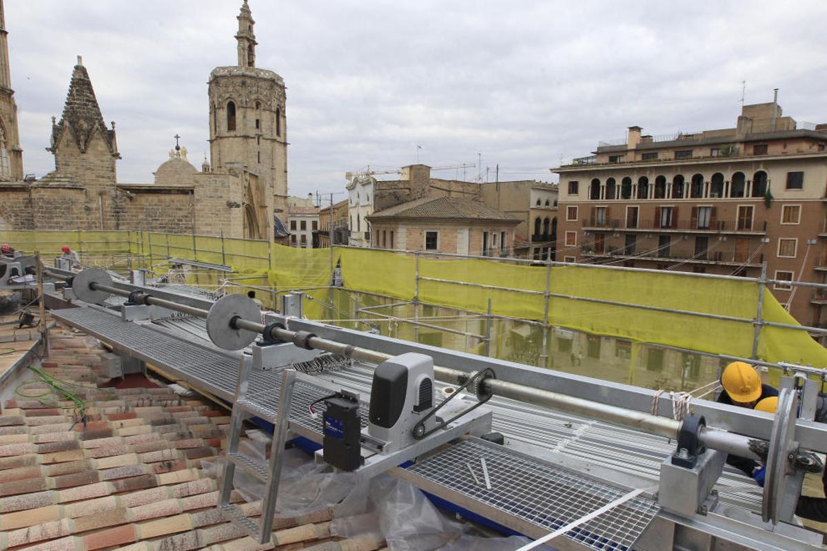 "No queremos el toldo de la Basílica porque es peligroso"