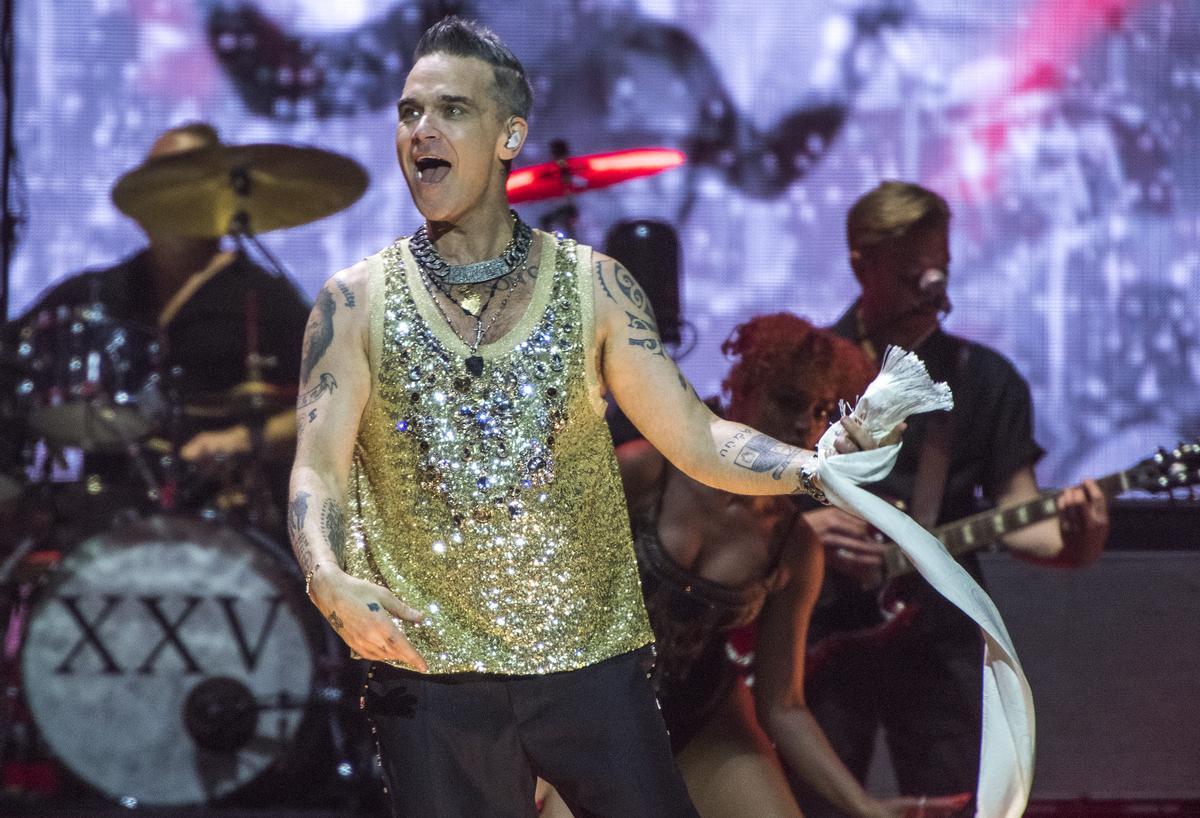 Concierto de Robbie Williams en el Palau Sant Jordi