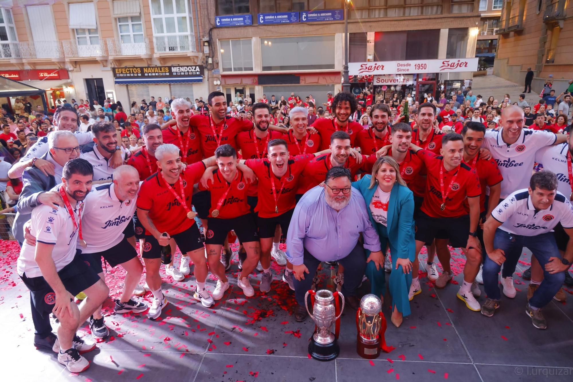 Las imágenes de la celebración del Jimbee Cartagena, campeón de liga
