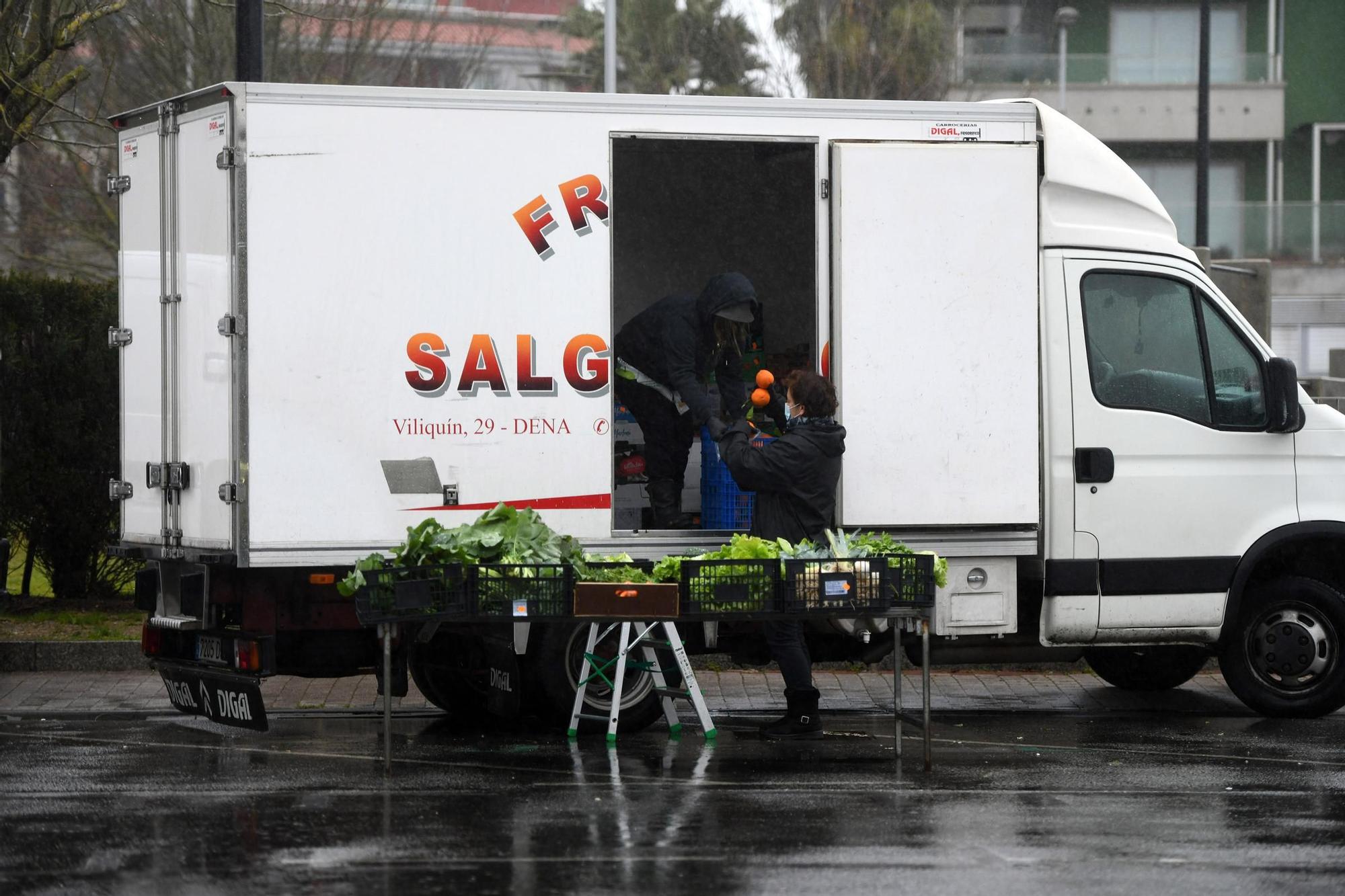 La borrasca Hortense amarra la flota en Poio y Sanxenxo