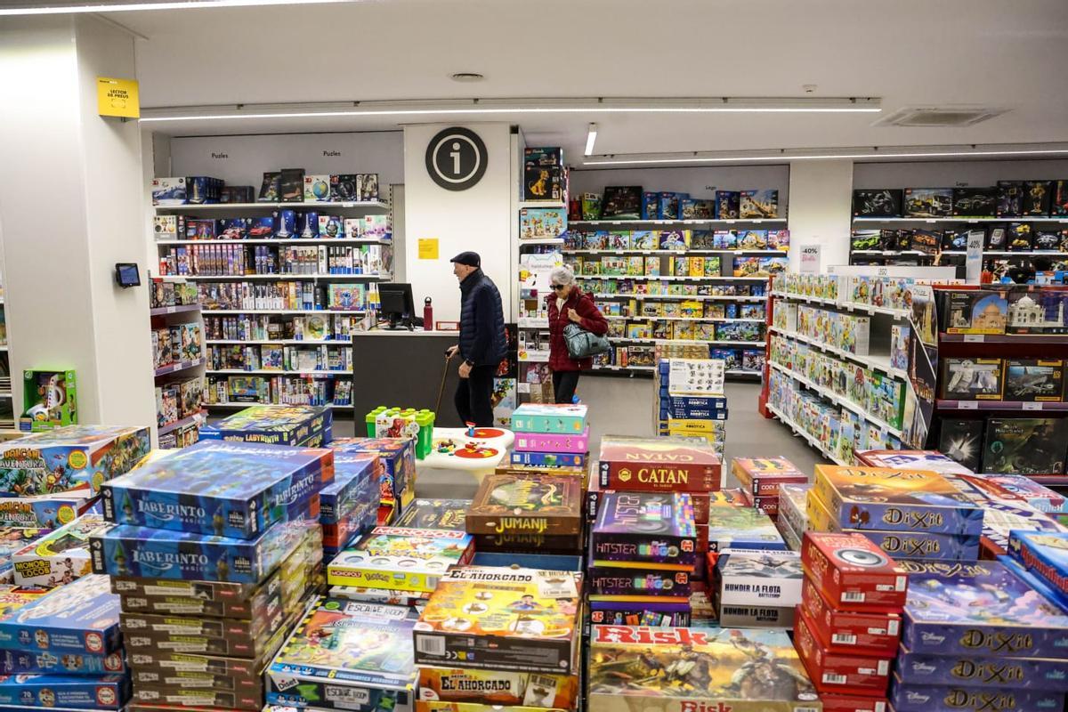 Juegos de mesa en una juguetería en València
