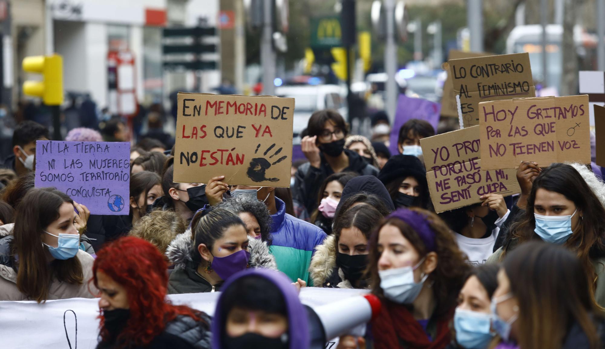 Manifestación estudiantil 8-M 2022