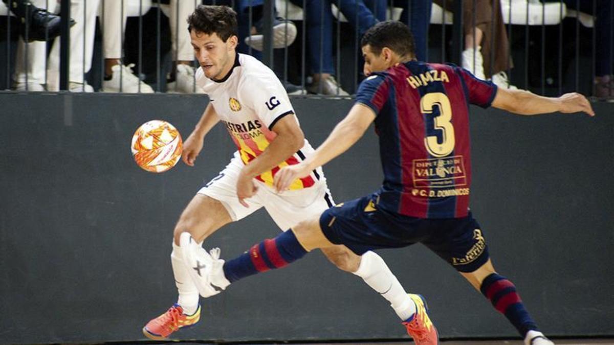 Hamza, en el partido ante Industrias Santa Coloma