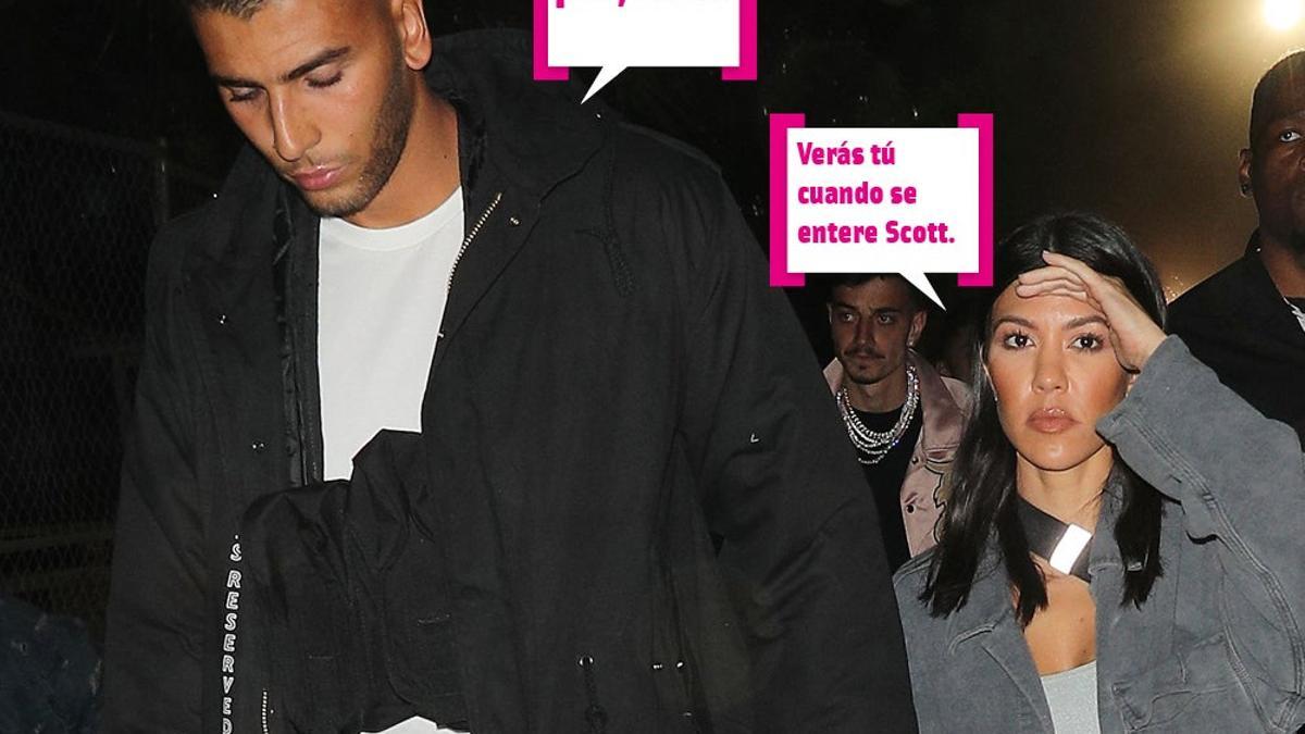 El posado de reconciliación de Kourtney Kardashian y Younes Bendjima