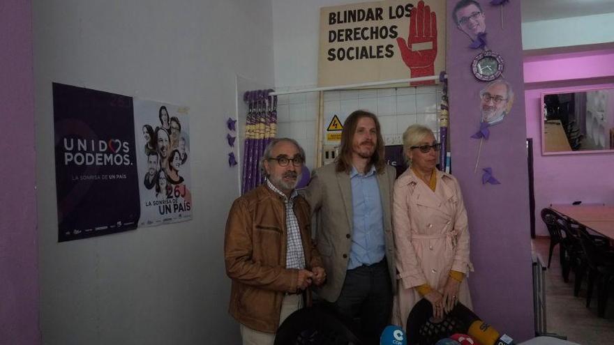 Braulio Llamero, Pablo Fernández y María José Rodríguez Tobal.