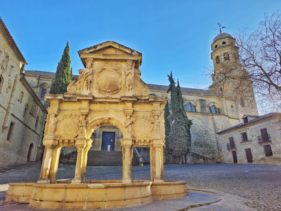 Plaza de la Catedral de Baeza, Jaén.