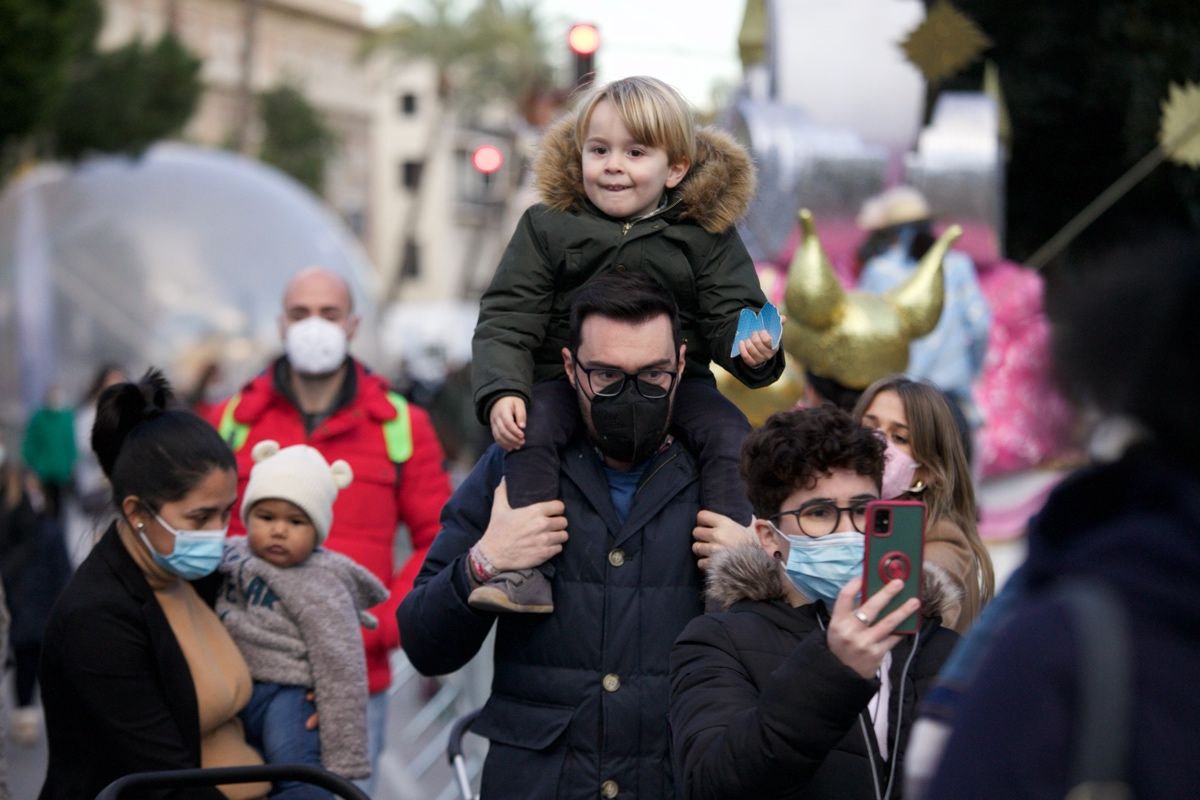 Cabalgata estática de los Reyes Magos en Murcia