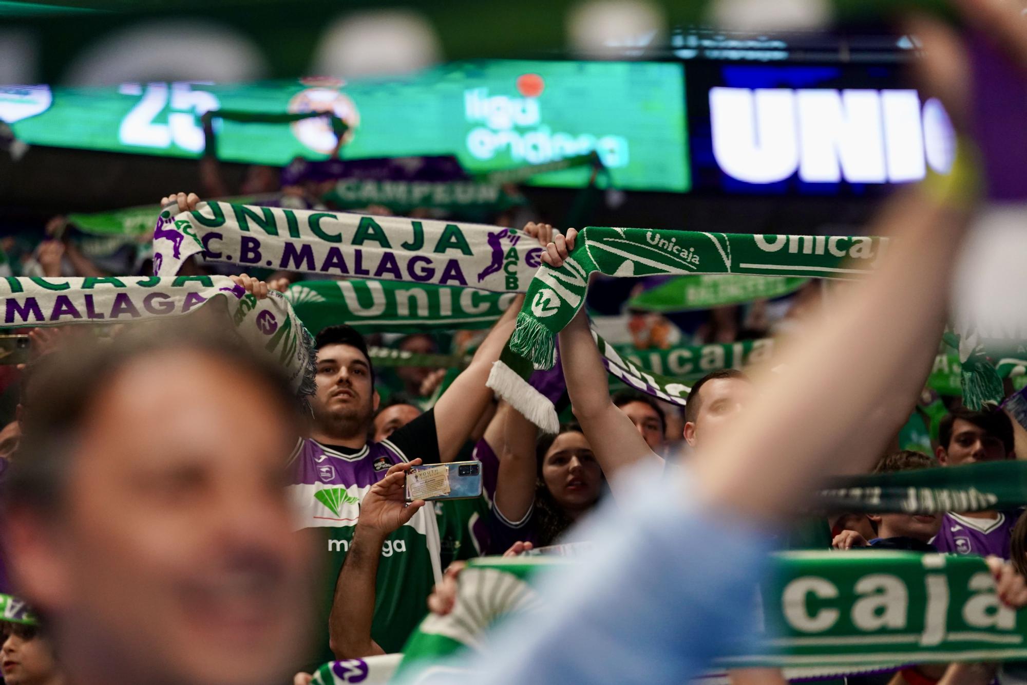 Una imagen del Unicaja - Real Madrid en el Carpena de la jornada 25 de la Liga Endesa.