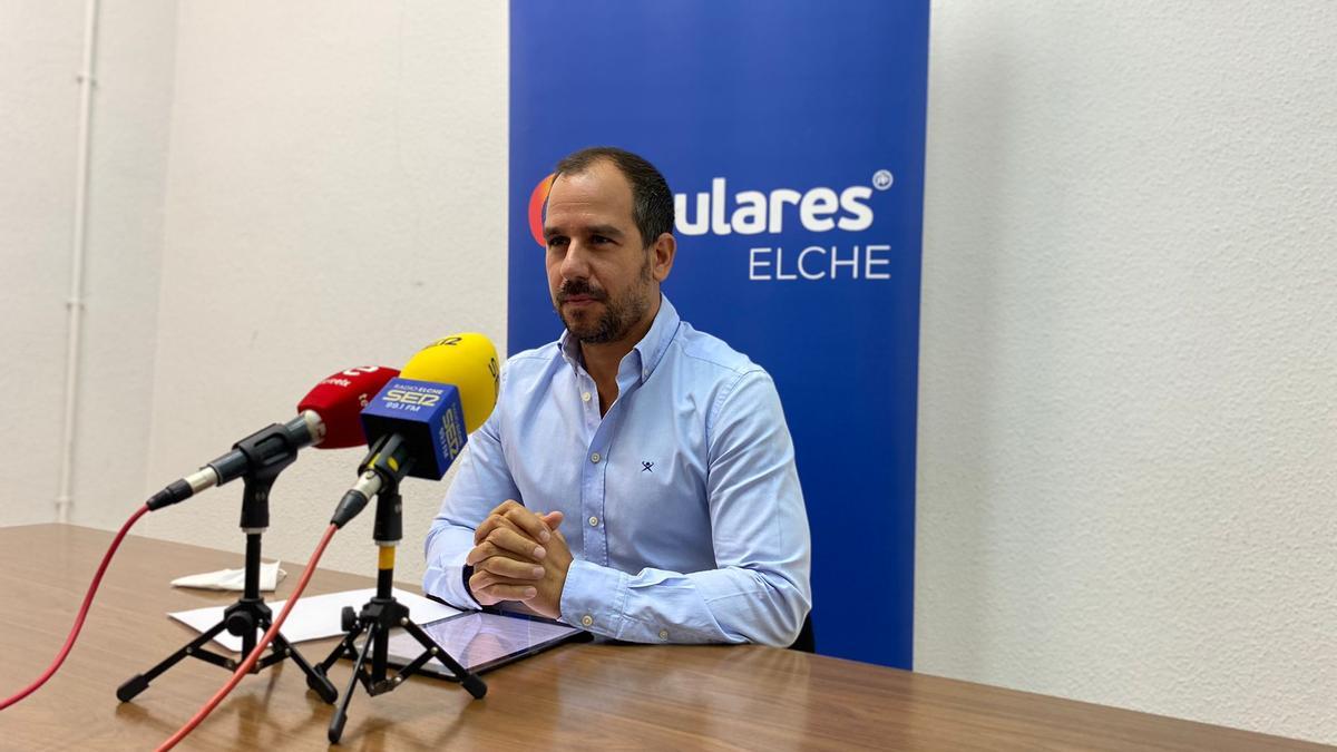 El concejal del PP, José Navarro
