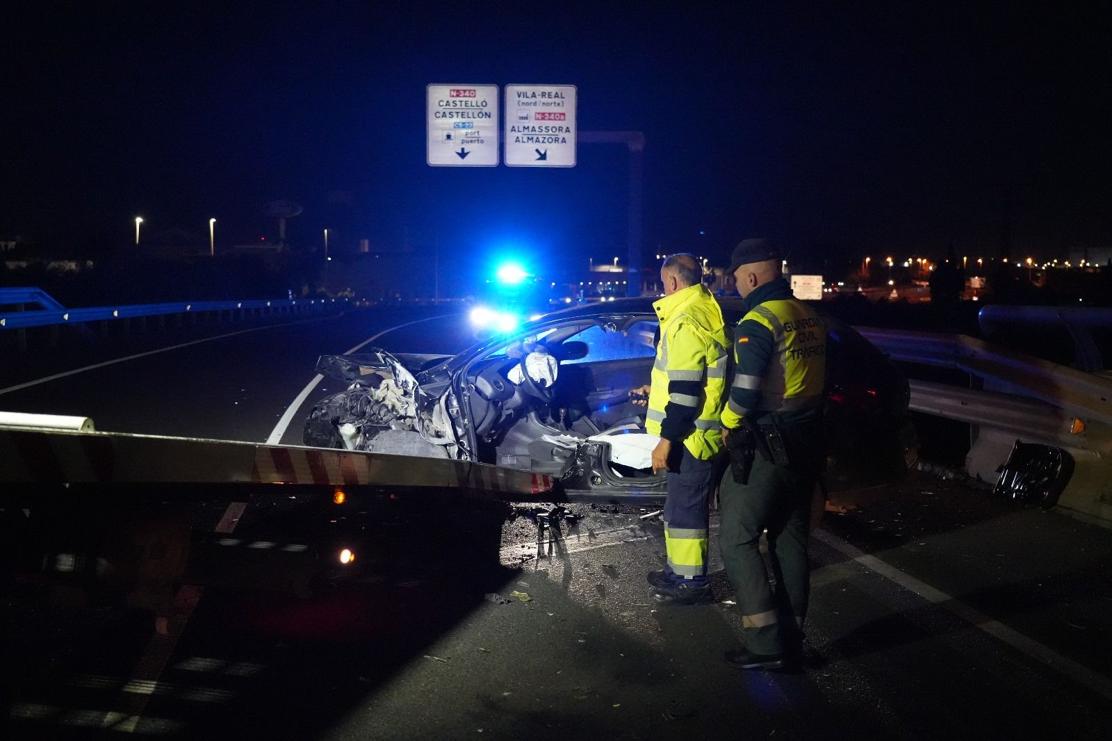 Accidente de tráfico en la 340 en Vila-real