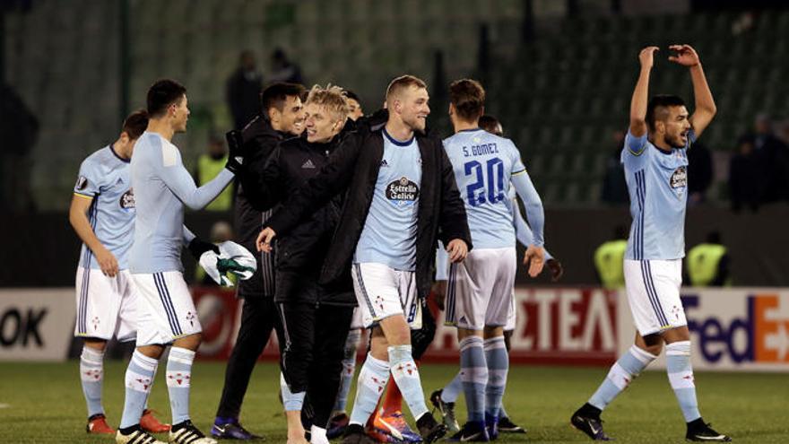 El Celta celebra la clasificación europea // REUTERS