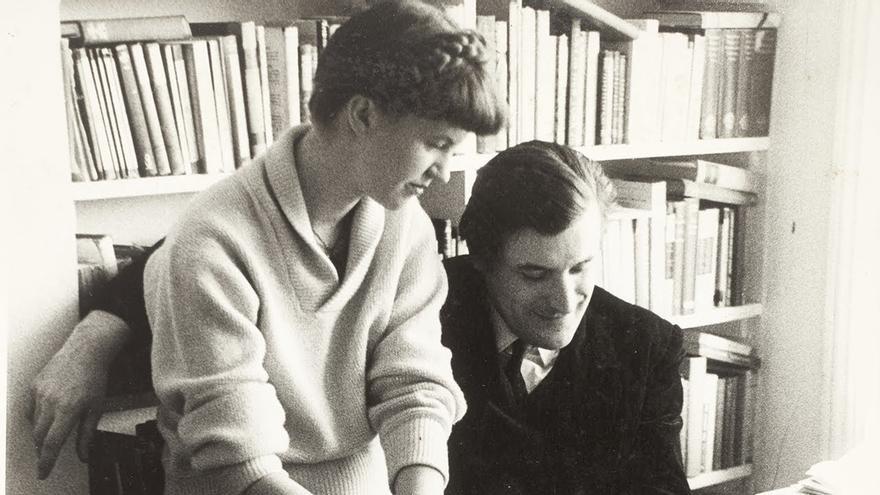 La pareja literaria Sylvia Plath y Ted Hughes