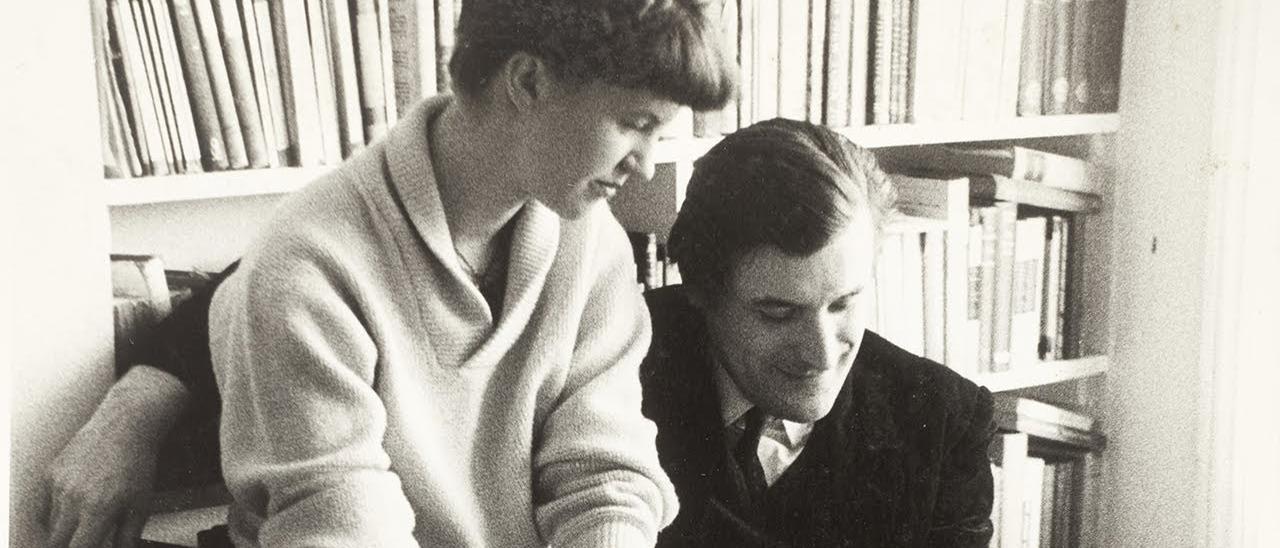 Sylvia Plath y Ted Hughes.