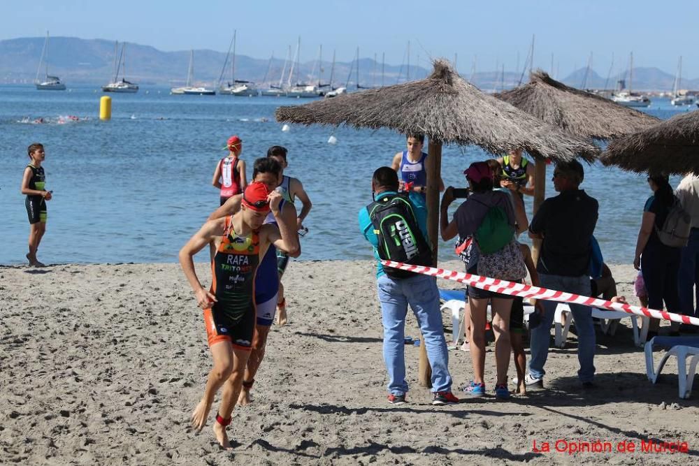 Final de triatlón de Deporte en Edad Escolar