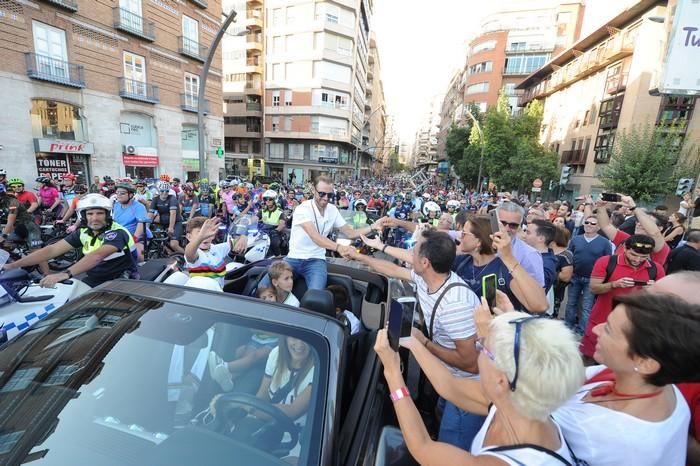 Recepción de Valverde en Murcia