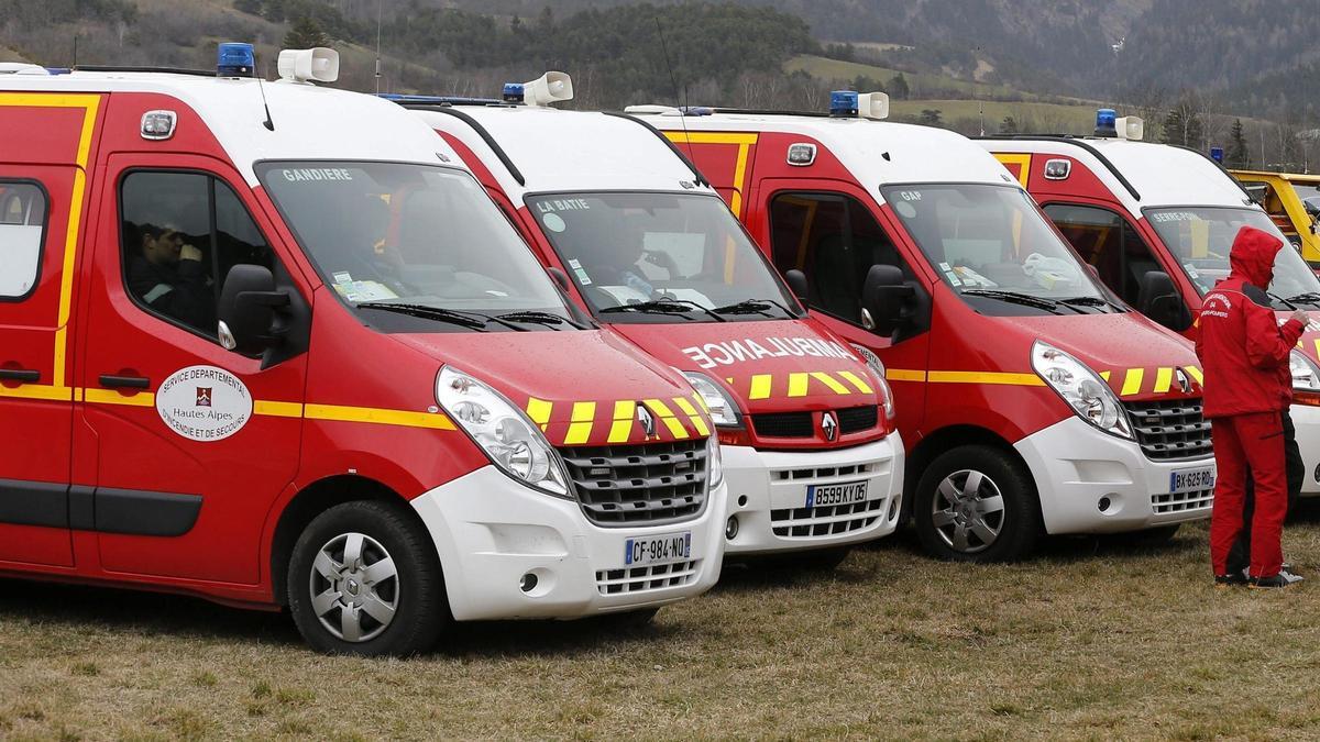 Bomberos en Francia en una imagen de archivo