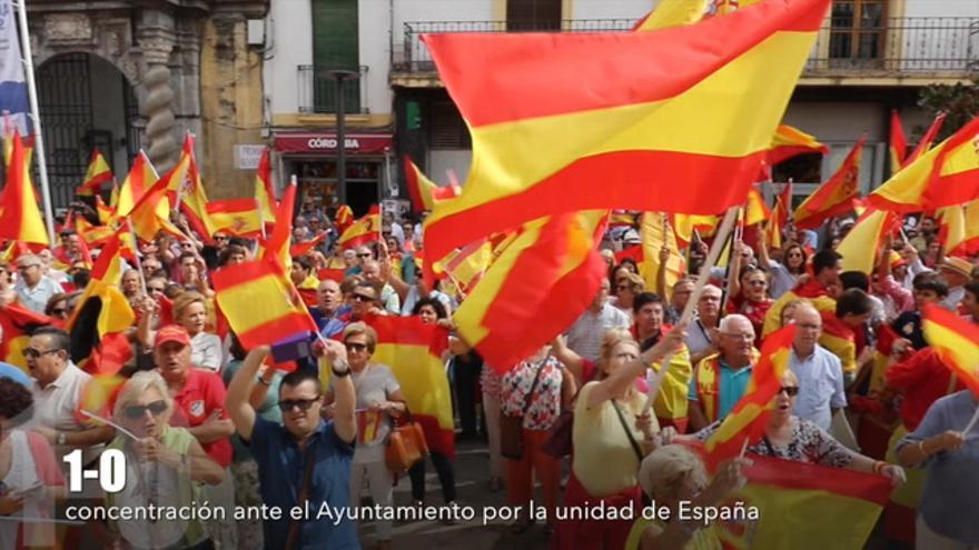 Concentración en Córdoba por la unidad de España