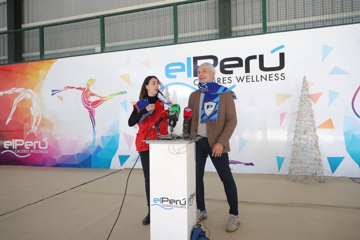 Presentación de la XII Gala Solidaria de Gimnasia Rítmica de El Perú Cáceres Wellness