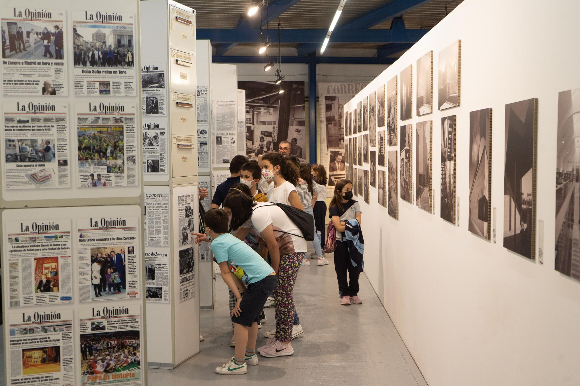 Visita de alumnos de 4º de Primaria del colegio Sagrado Corazón de Jesús a LA OPINIÓN-EL CORREO DE ZAMORA