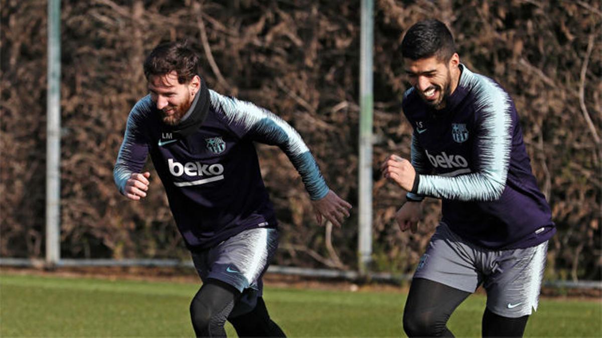 El Barça ya piensa en el partido de Liga ante el Levante