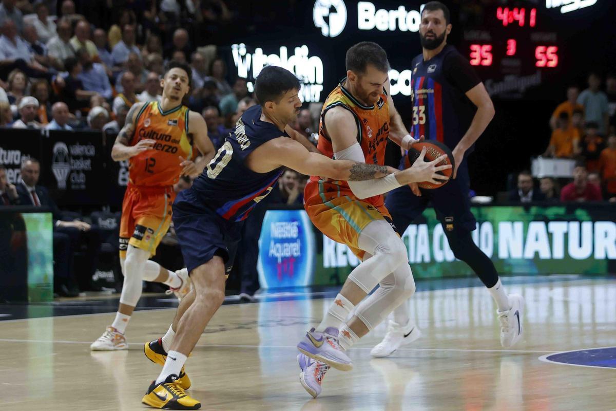 Partido Valencia Basket- F.C.Barcelona