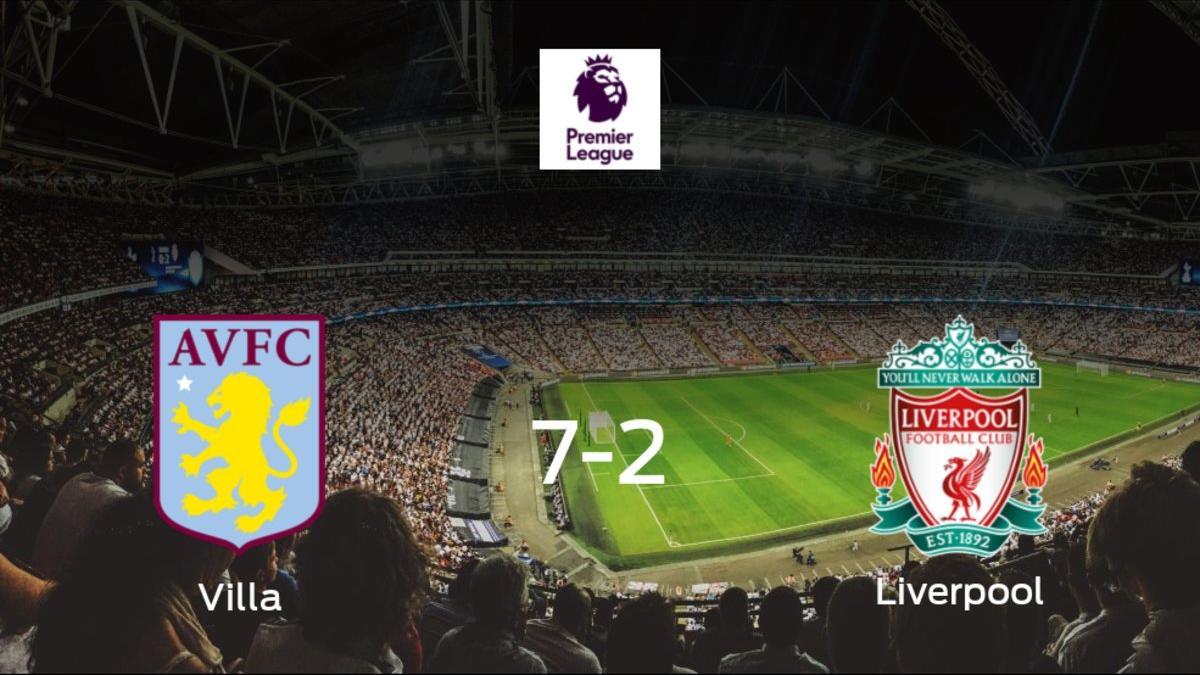 El Aston Villa se hace con los tres puntos tras golear al Liverpool en casa (7-2)
